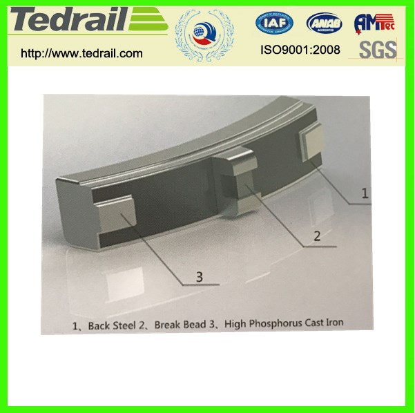 Railway Brake Shoes, Brake Pad for Freight Wagon and Lomotive and Passenger Car
