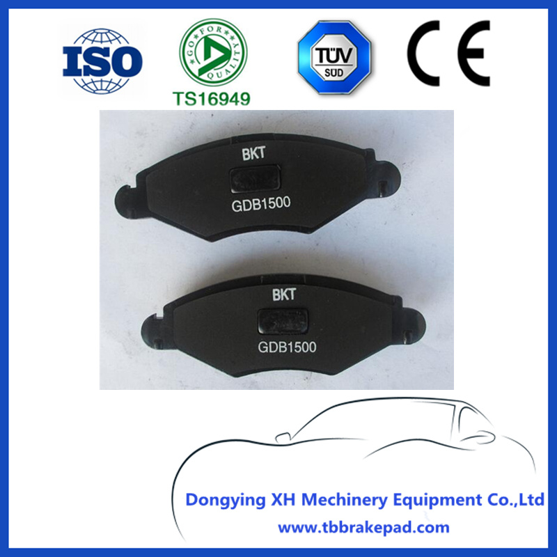 Spare Part Front Semi Metallic Brake Pad for Peugeot