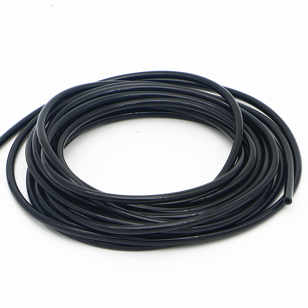 2.5-4.8mm I. D. Pur Black Gasoline Petrol Fuel Lubricant Tubing