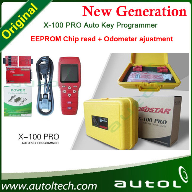 Obdstar X-100 PRO Auto Key Programmer C + D Type X100 Support Eeprom Add Odometer Adjustment + OBD Software Free Shipping