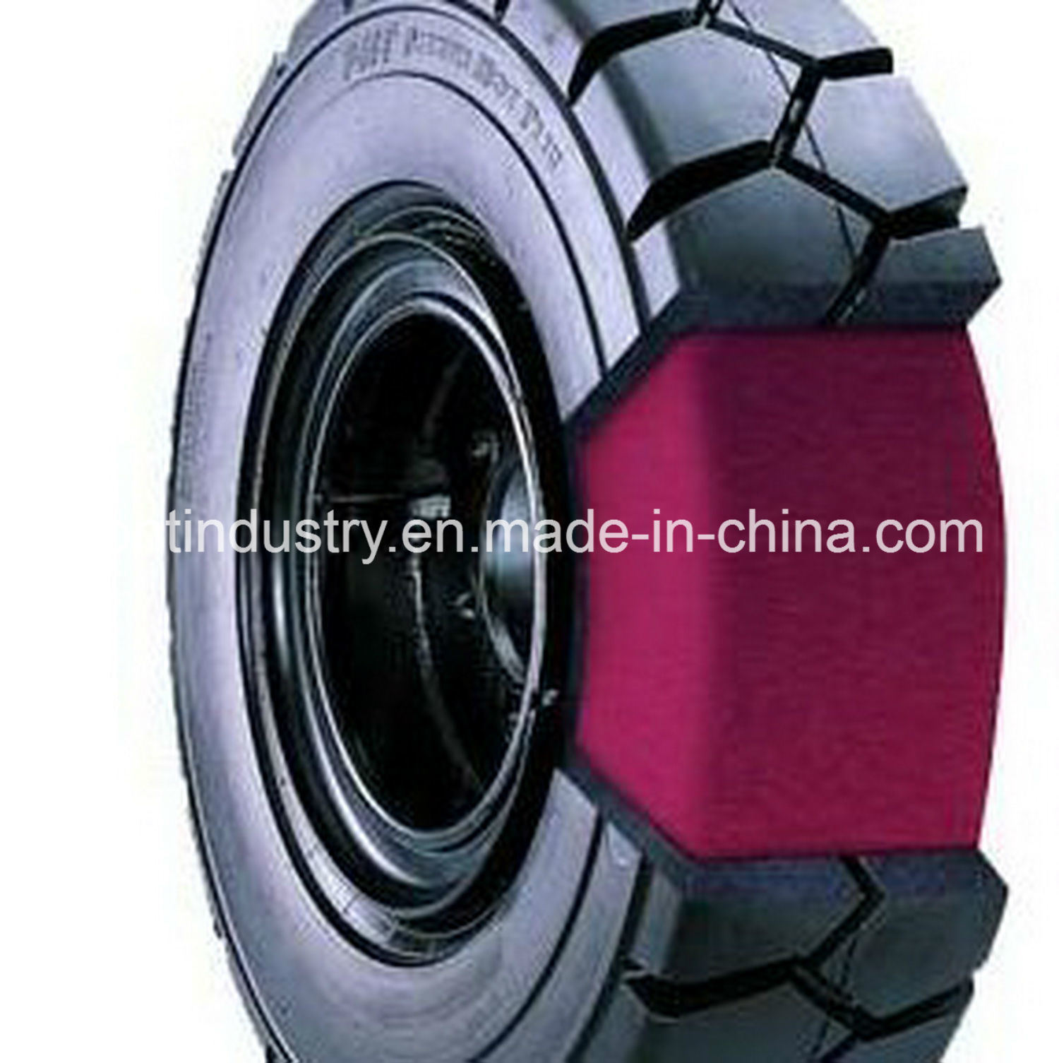 Polyurethane Filling Tyre Designed with Heat Resistant Tread