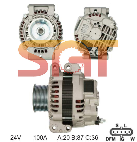 for Mitsubishi Alternator A4tr5691 A4tr5691zt