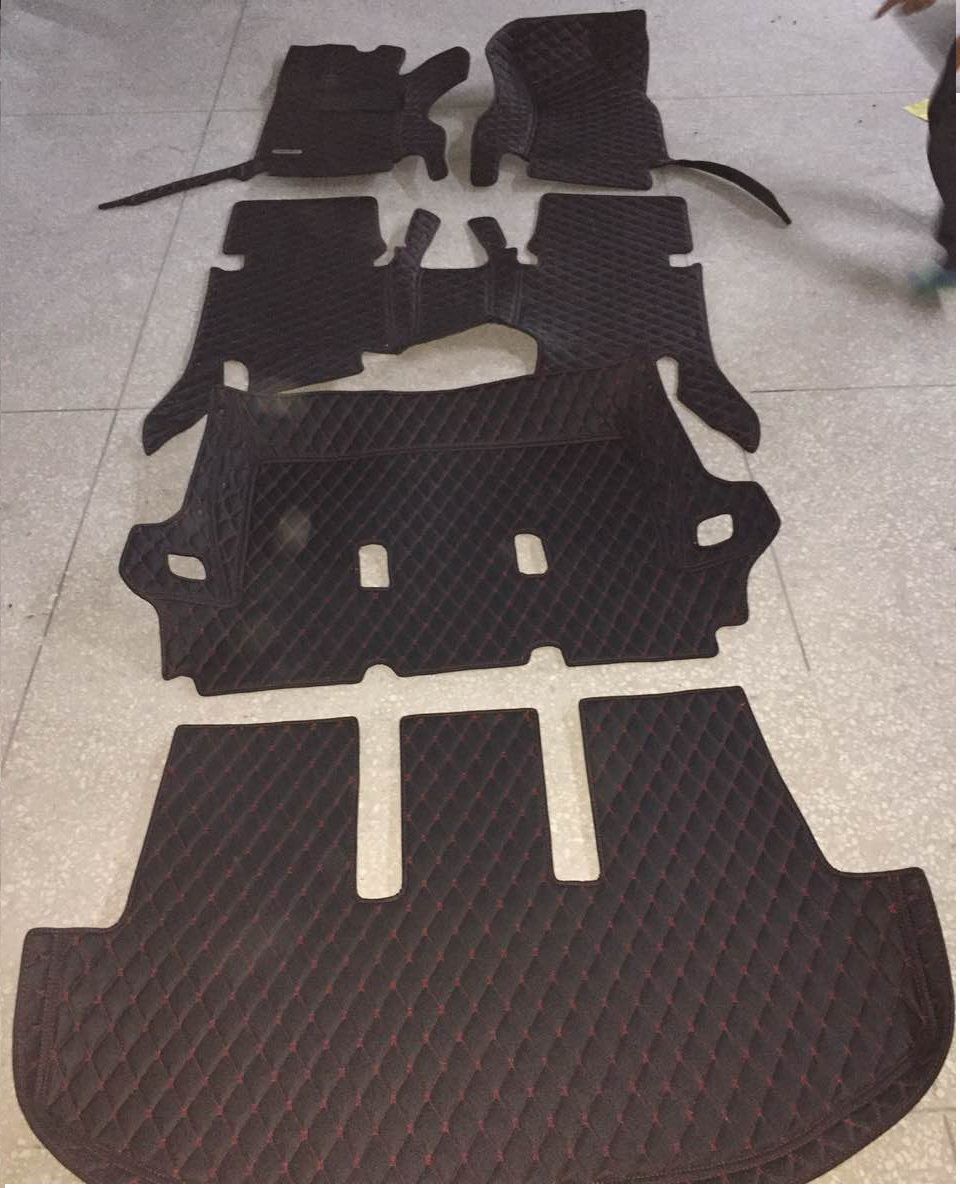 5D Car Mat with Trunk Mat 2014-2017 for Toyota Fortuner
