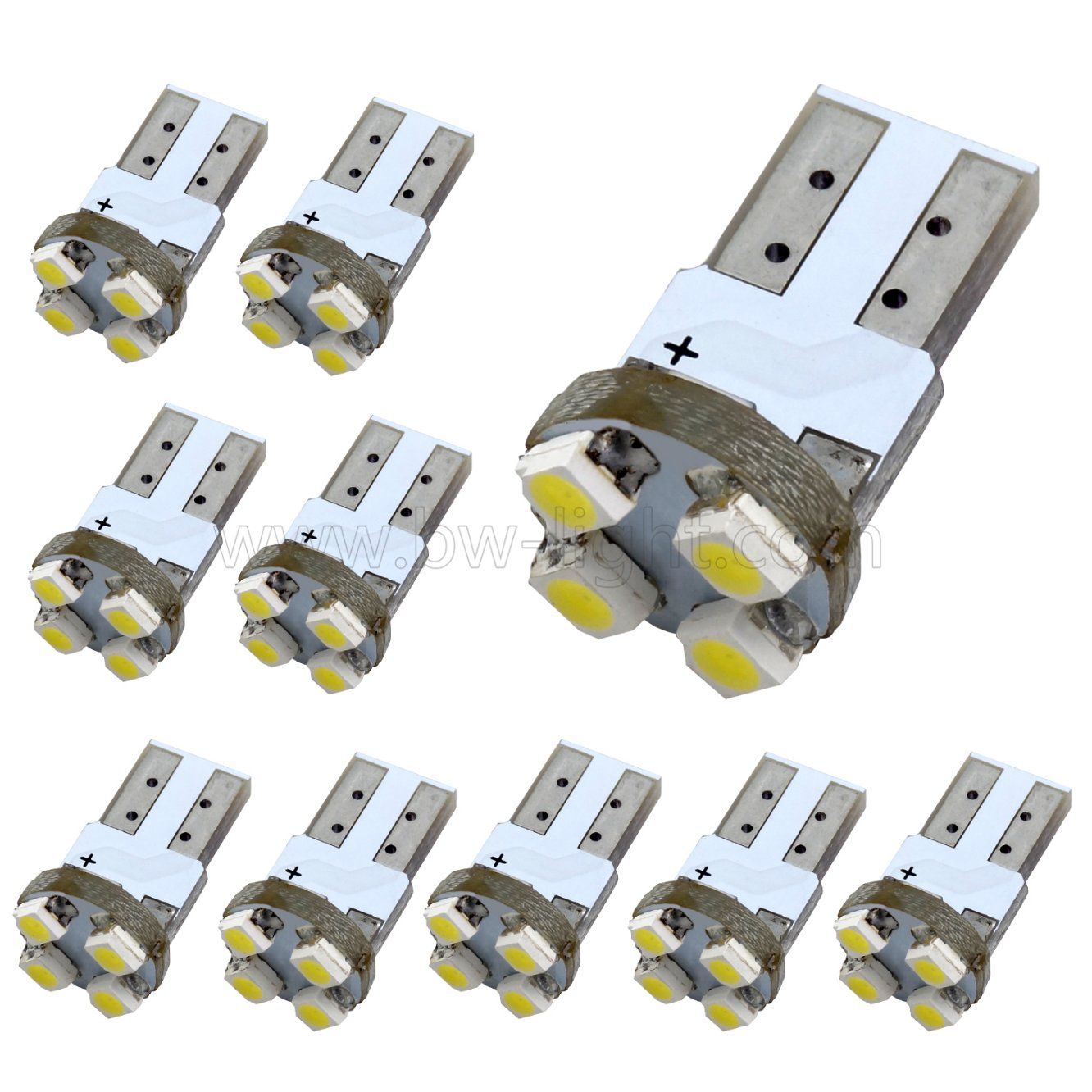 Chinese Manufacturer T10 PCB Auto LED Bulb