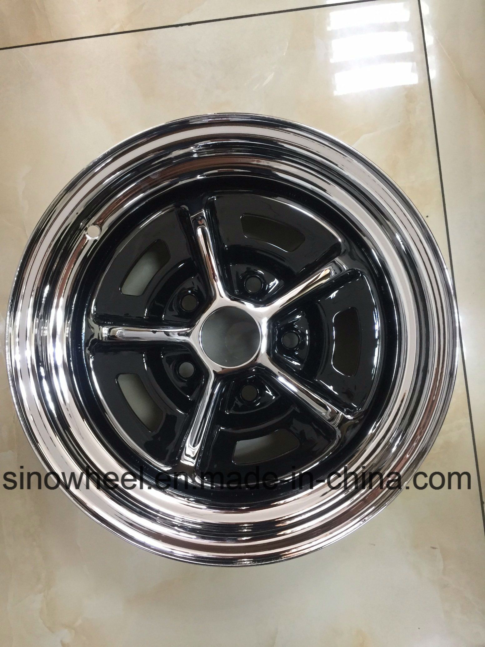 Old Mutang Steel Wheel Classic Car Steel Wheel 15X7