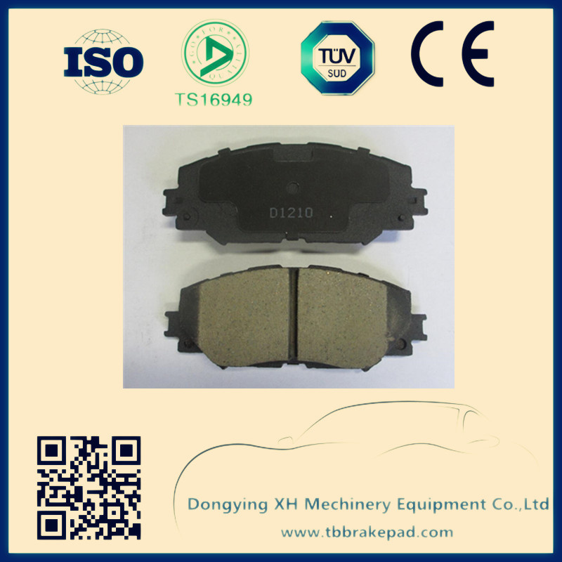  Low Noise Semi Metallic Painted Plastic Auto Brake Pads 04465-42160 for Toyota