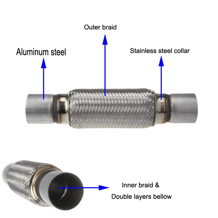 Inch Auto Parts with Nipple Flex Pipe