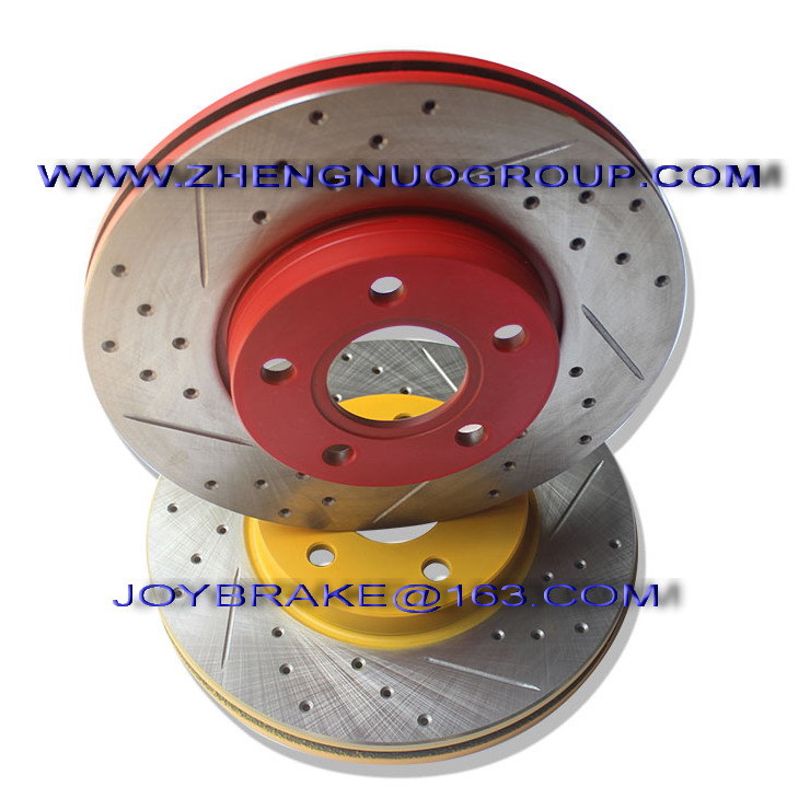 Colorful Auto Brake Disc for Spare Car Parts of Porsche