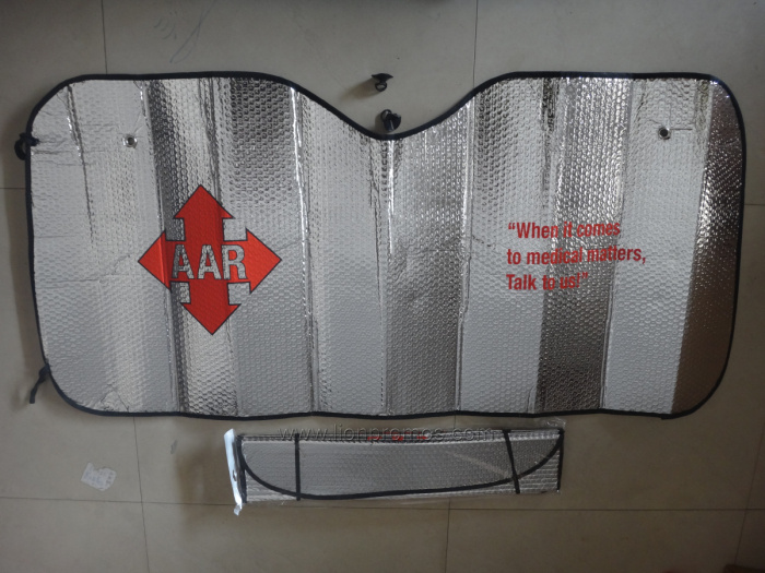 Bank Insurance Custom Logo Printed Aluminum Foil Sun Shade