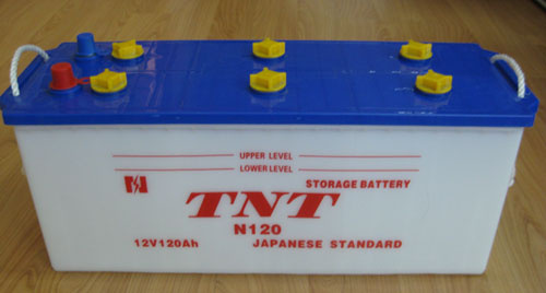 Dry Charged Battery Automoblie Battery Lead Acid Battery (N120)