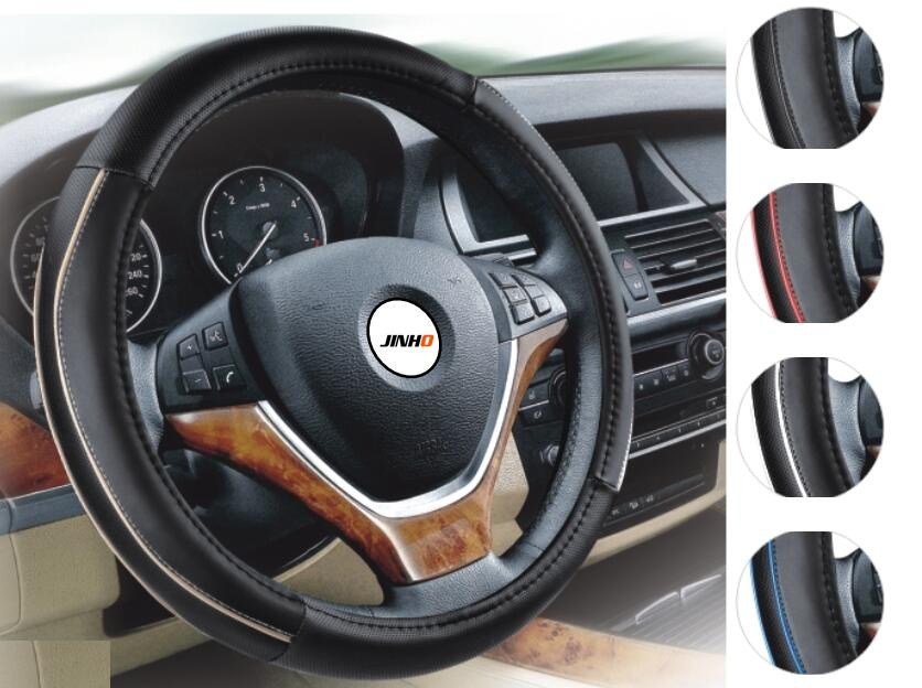 Wholesale 4 Spoke Wheel All Seasons PU Fashion Car Steering Wheel Cover