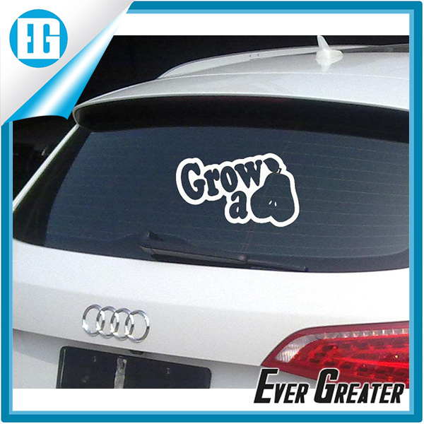 Chinese Manufacturers Wholesale Custom Text Car Window Sticker