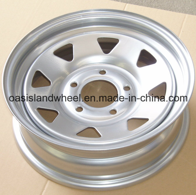 (13X4.5 14X6 15X6) 8 Spoke Trailer Wheels with Galvanized