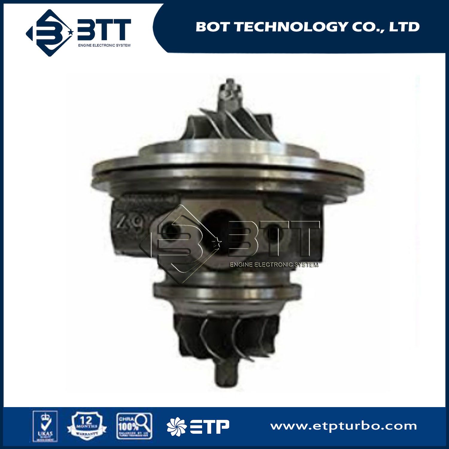 Turbocharger Core Cartridge Chra 454061	Gt1752h	454061 Iveco	Daily II/115HP 2.8L
