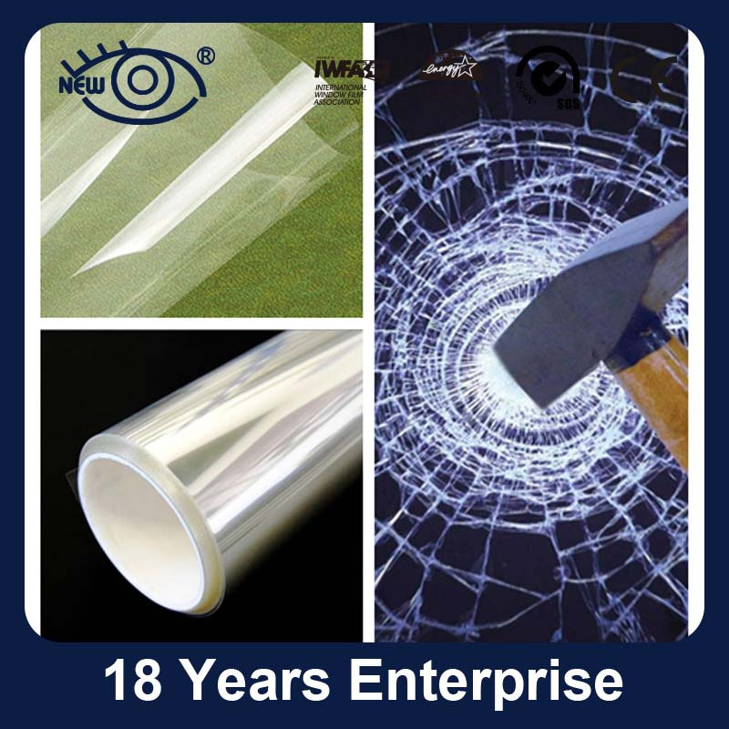 UV Protection Anti-Smash Scratch Resistant Transparent Safety Film
