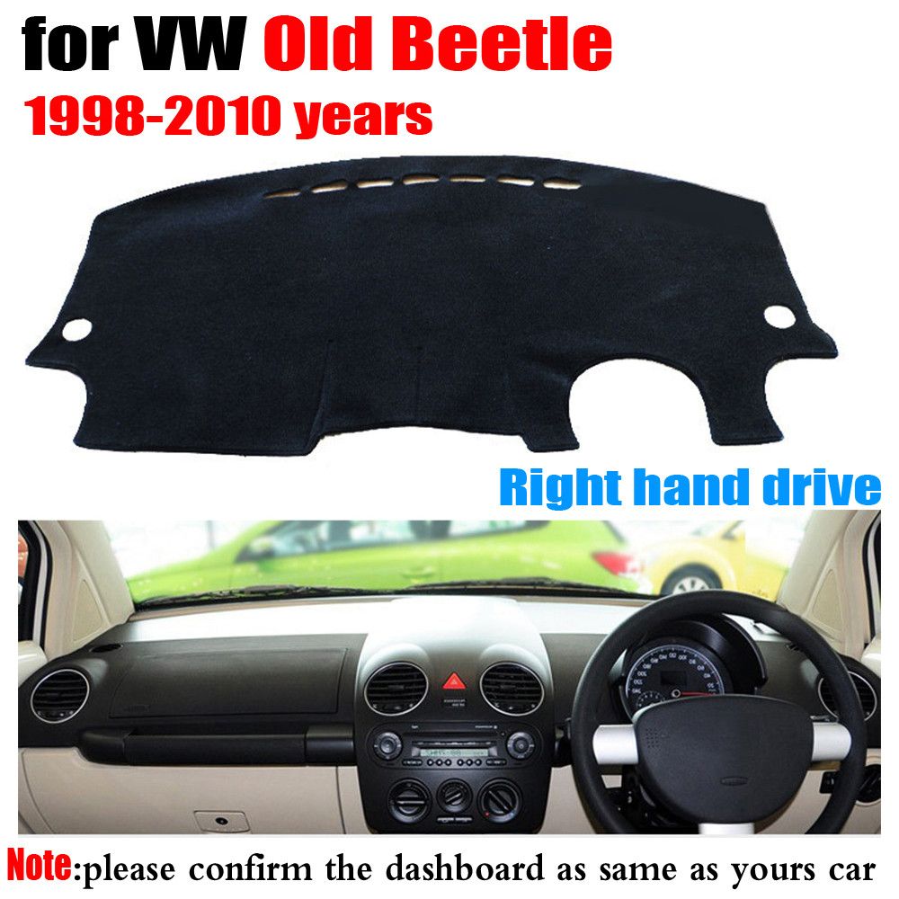 Car Dashboard Covers for Volkswagen VW Old Beetle 1998-2010 Right Hand Drive Dashmat Pad Dash Cover Dashboard Accessories