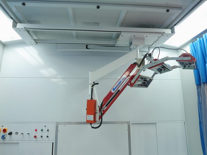 Moveble Baking Light (spray booth)