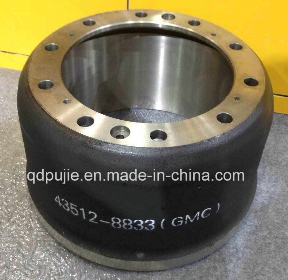High Quality 43512 8833 Gmc Truck Brake Drum