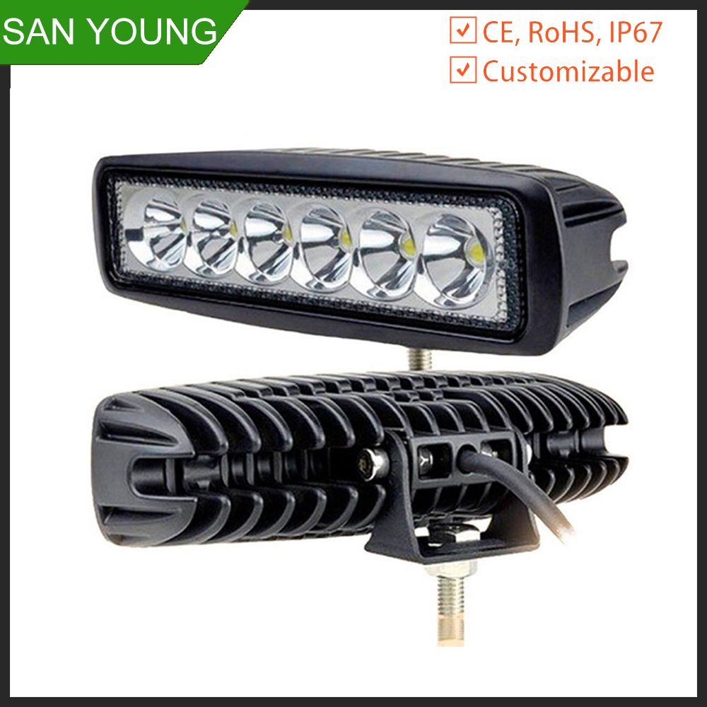 18W Mini ATV LED Work Lamp Bar Offroad Lamp