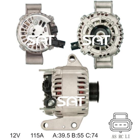 Alternator 1s7t-10300-Ba Ca1638IR FOR Ford