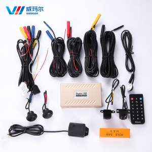 360 Bird View Waterproof Night Vision HD Around Car Camera System (1080P)