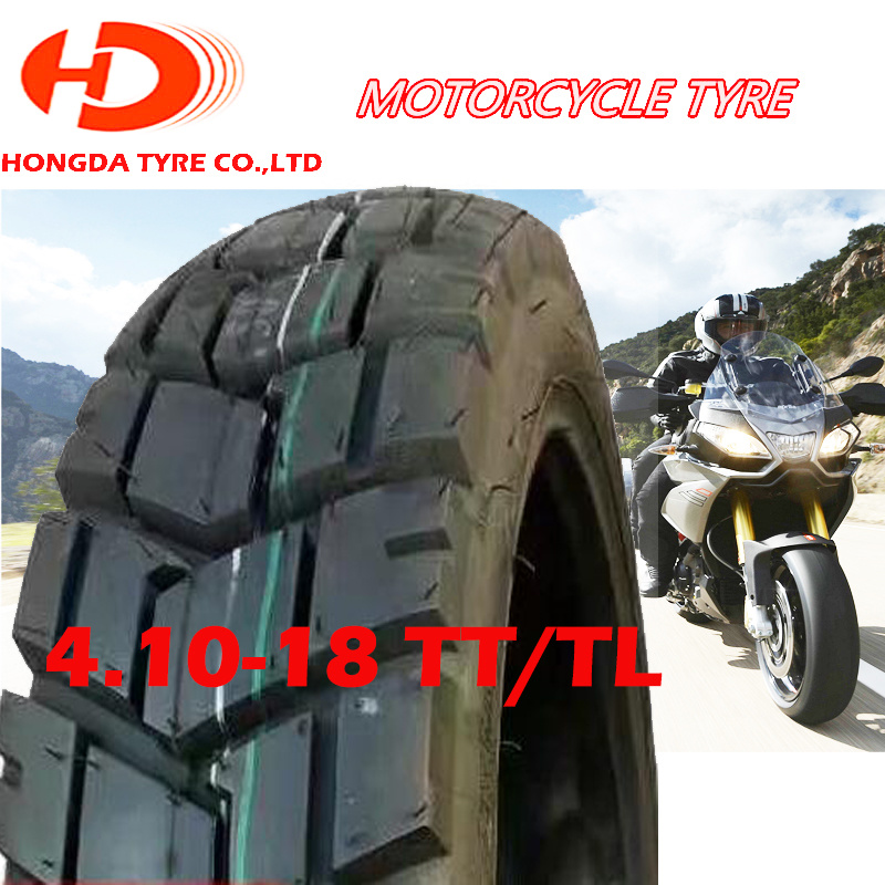 Chinese Motorcycle Tubeless Tyre 410-18, 275-18, 300-18, 300-17, 110/90-17, 90/90-19, 110/100-17, 110/100-18, 460-18