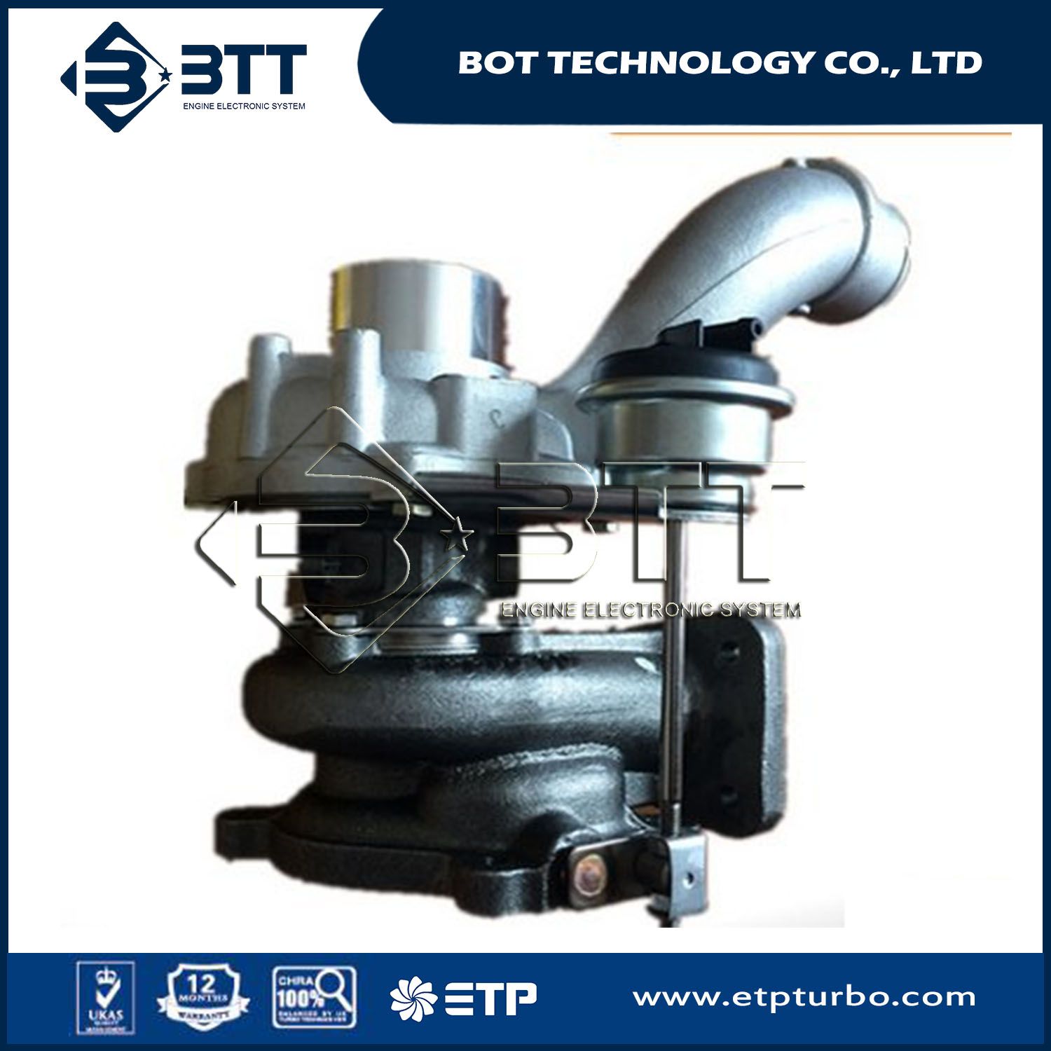 Turbocharger 53039880055 K03 8200036999 Opel Movano 2.5 Dti G9u720