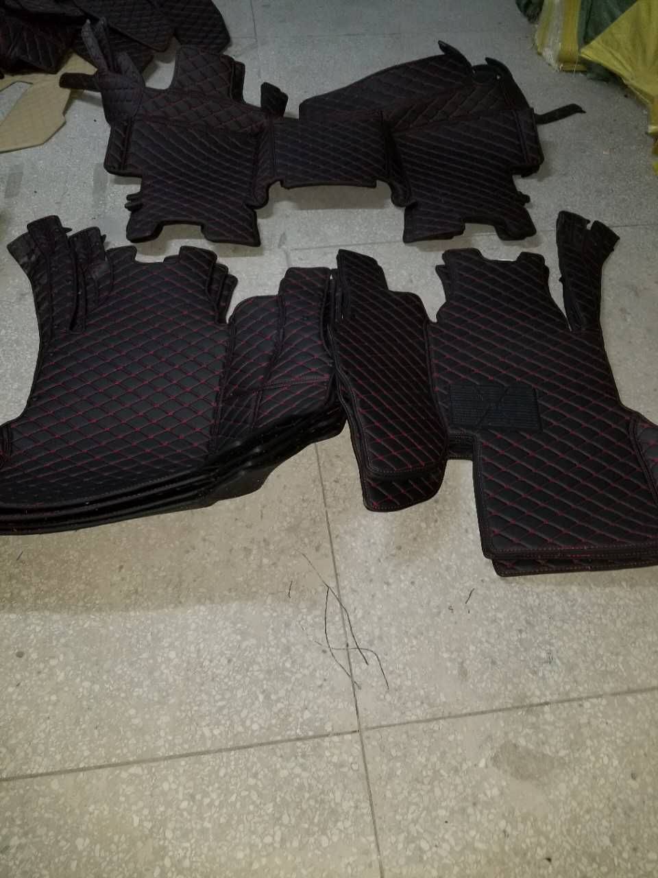 5D XPE Leather Car Mat for Benz G63 2015 (not with cup holder)