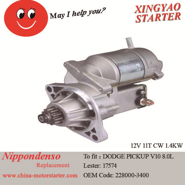 Diesel Starter Motor for Dodge RAM Pickup (17574)