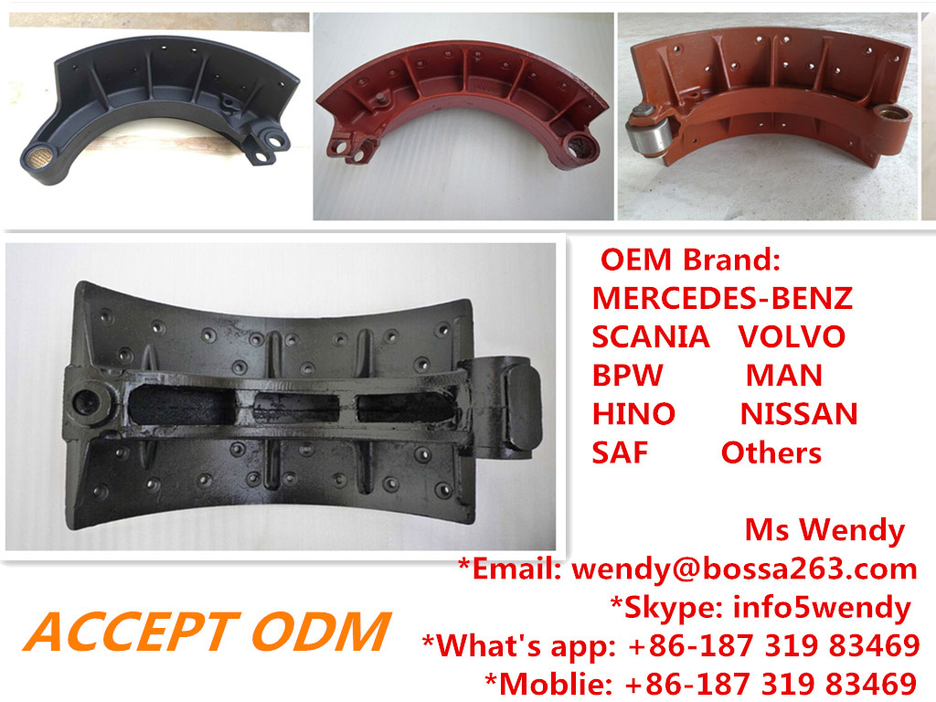 Cast Brake Shoe for Mercedes Truck 6594200519