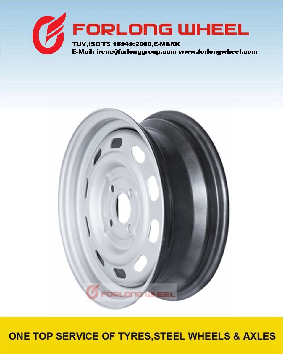 5.5jx14 with PCD 4-98mm High Performance Trailer Steel Wheel