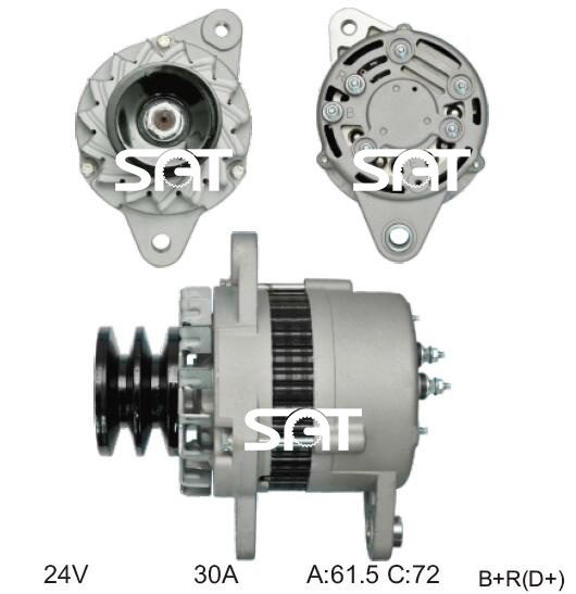Komatsu Alternator 0-33000-5840 600-821-6130 12251