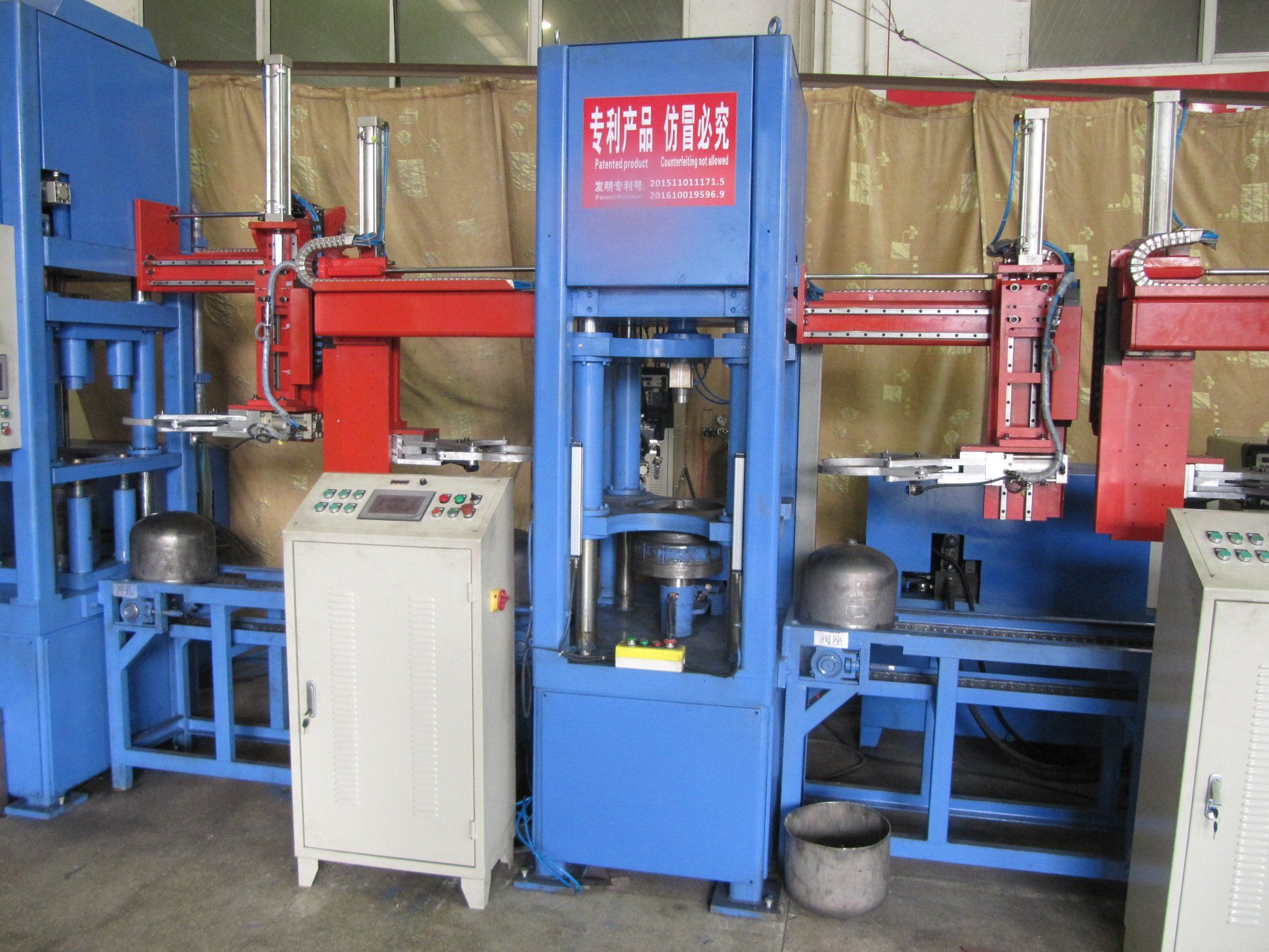 12kg LPG Gas Cylinder Whole Production Line Valve Welding Line