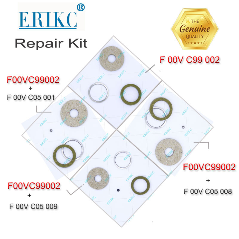 Erikc Injector Sealing Rings F00vc05009, Injector Nozzle Repair Kits F00vc99002 for 110 Series Injector 4 Cylinder