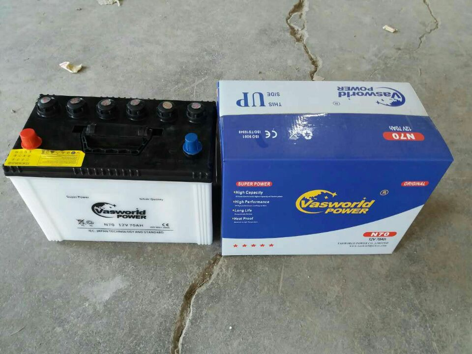 High Performance DIN45 12V45ah Dry Charged Car/Automobile Batteries
