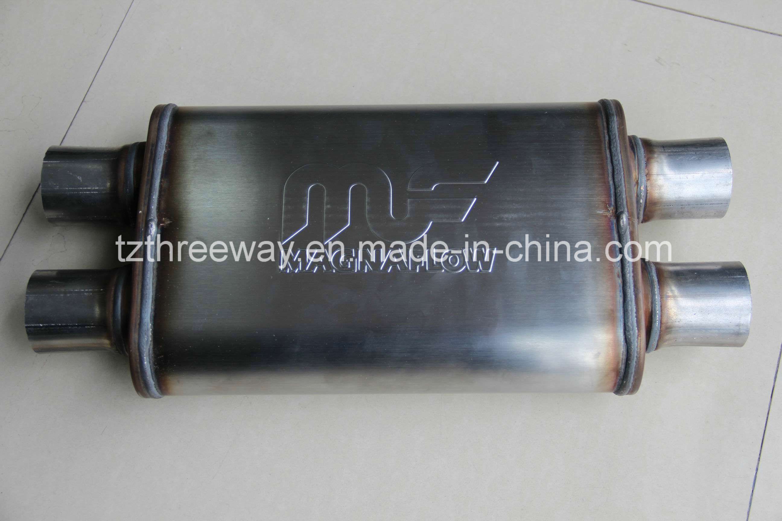 Magnaflow Oval Muffler-- Dual/Dual 2.25''/2.25''