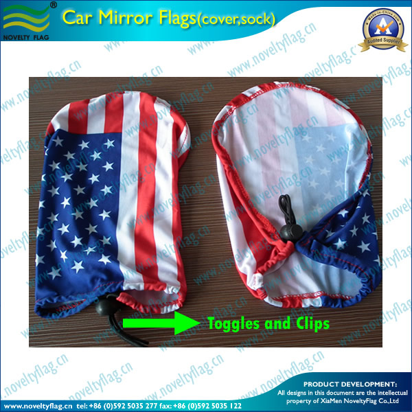USA National Flag Car Mirror Cover (B-NF11F14012)