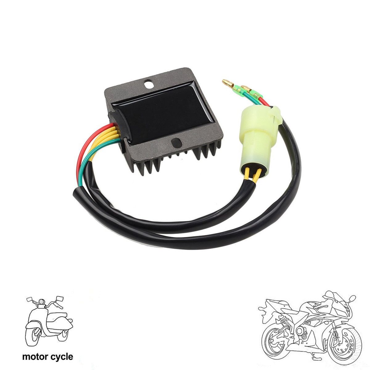 Nib OE Mercury 75-90 HP 4 Stroke Design II 804278A12 Voltage Regulator Rectifier