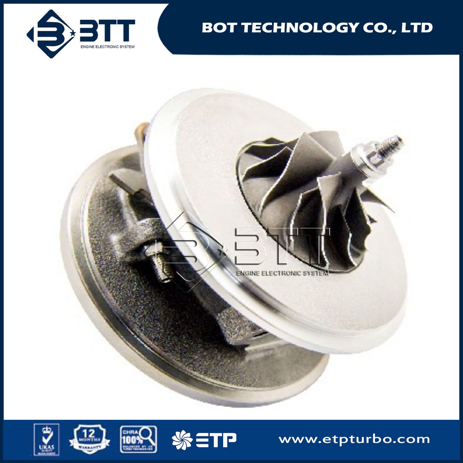Turbocharger Core Cartridge Chra 762965	Gtb1752V	762965-0001	BMW	520d&X3 2.0d-4cyl. -2.0L	M47 Tu