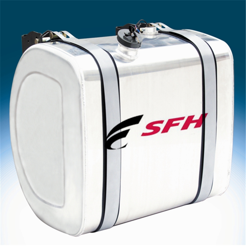 Aluminum Alloy Fuel Tank for All Trucks D Shape 350L
