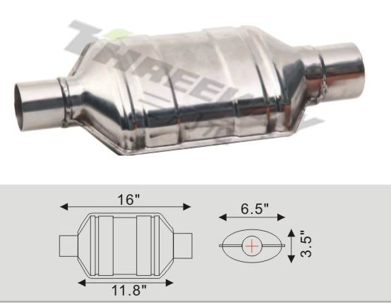 Exhaust Performance Catalytic Converter Euro4 for Small Cars & Trucks