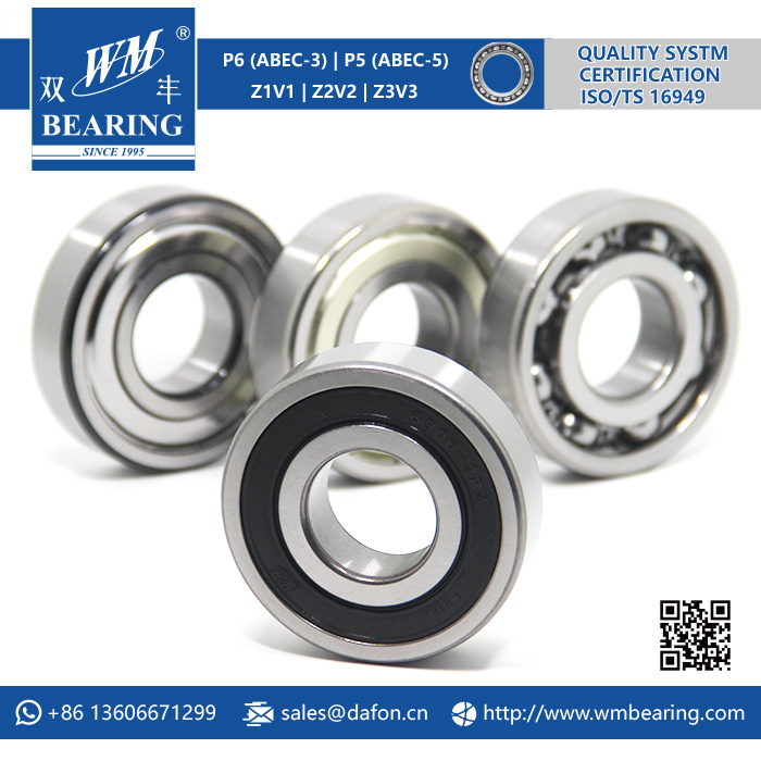 High Speed Chrome Steel 6305 Deep Groove Ball Bearing