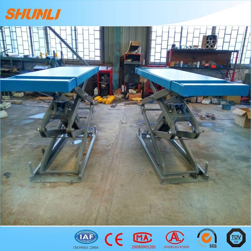 Small Platform Garage Equipment Scissor Car Lift