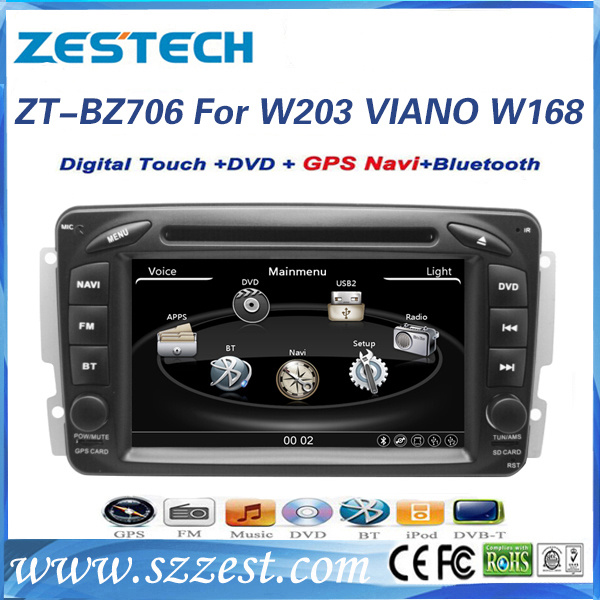 2 DIN Car Radio DVD for Mercedes Benz W203 Viano
