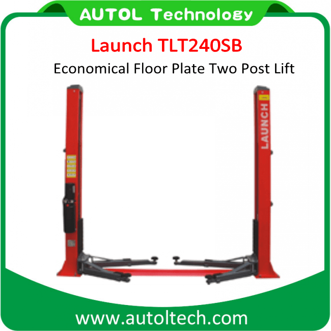 Launch Tlt240sb Car Economical Floor Plate Two Post Lift (CE standard configuration)