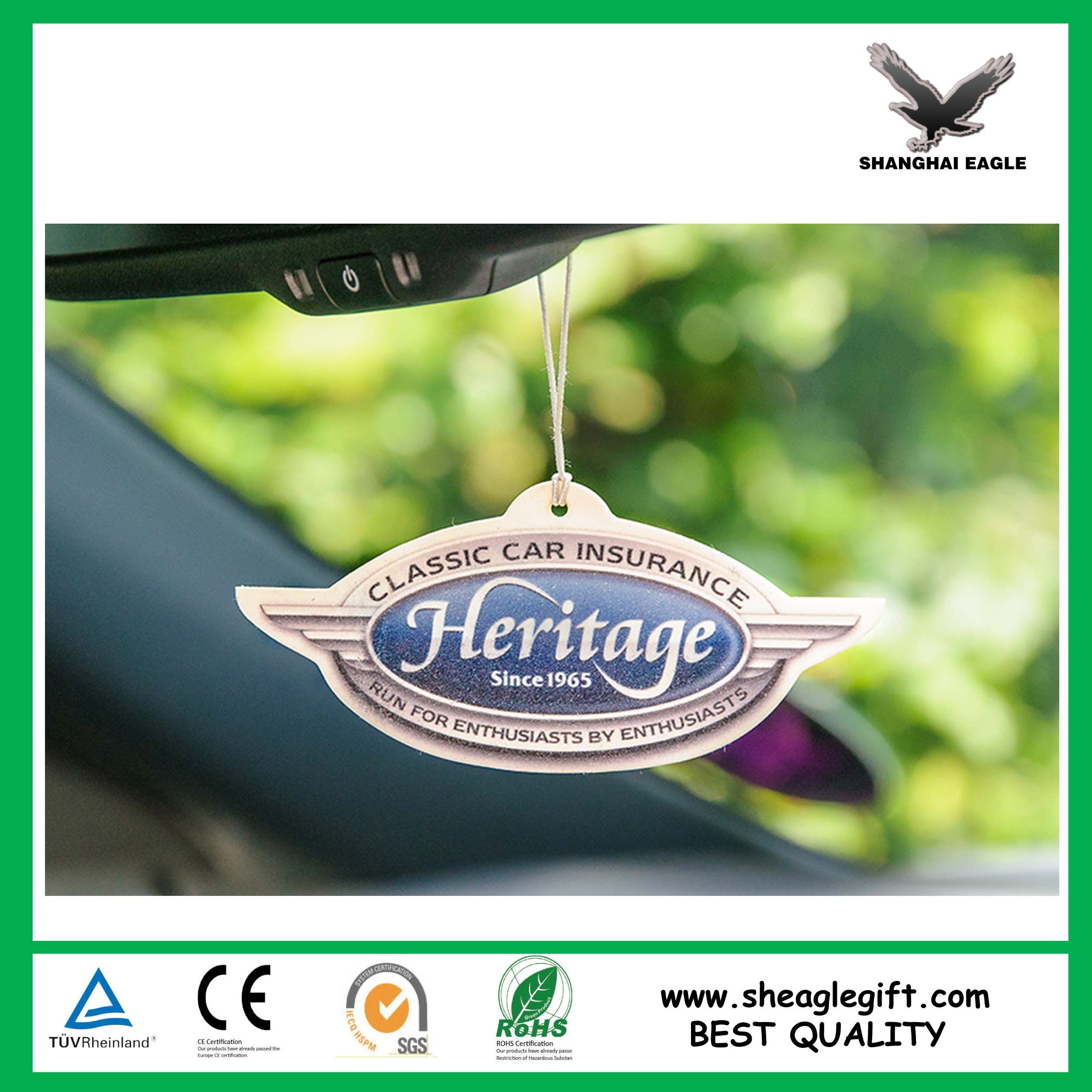 Wholesale Cheap Promotional Custom Car Air Freshener