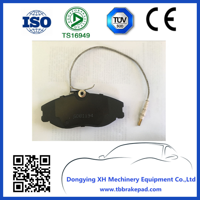Non-Asbestos High Performance Low Noise Wear Resistant Auto Car Brake Pad Fdb1063