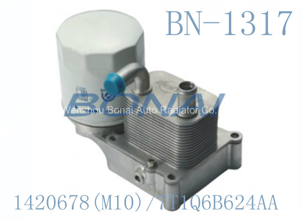 Aluminum Engine Auto Oil Cooler/Radiator for Ford/Volvo M10 (OEM: 1420678/7T1Q6B624AA)