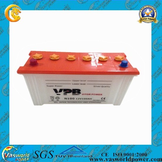 N100 12V Dry Charged Automotive Battery
