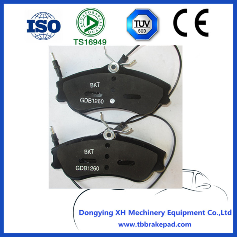 High Temperature Low Noise Brake Pads Citroen Gdb1260